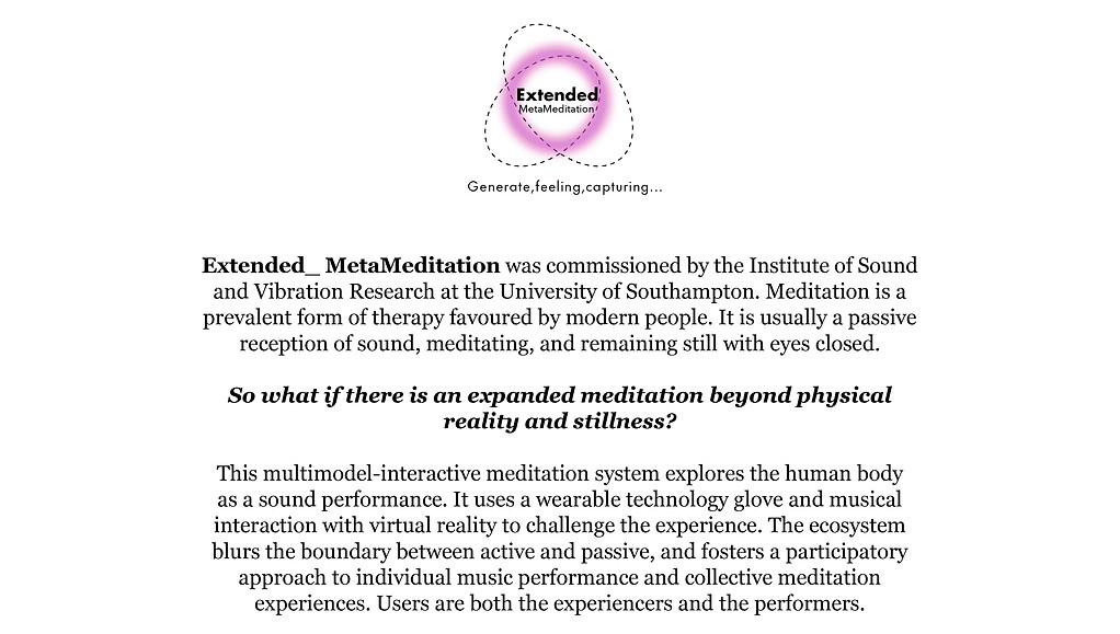 Extended MetaMeditation documentation 1