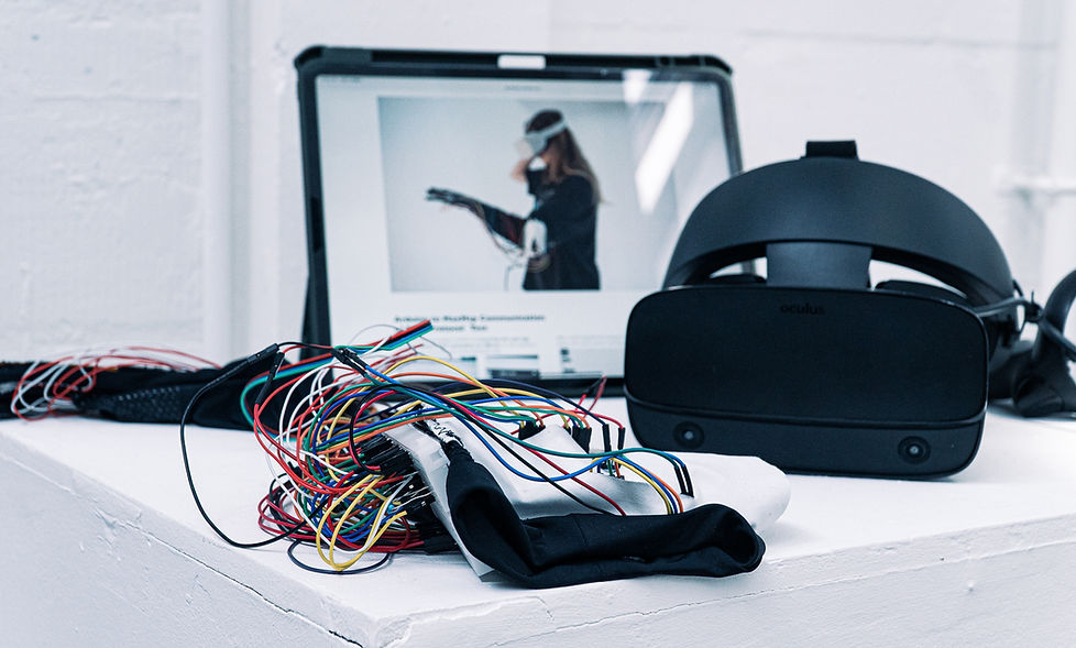 Extended MetaMeditation exhibition equipment